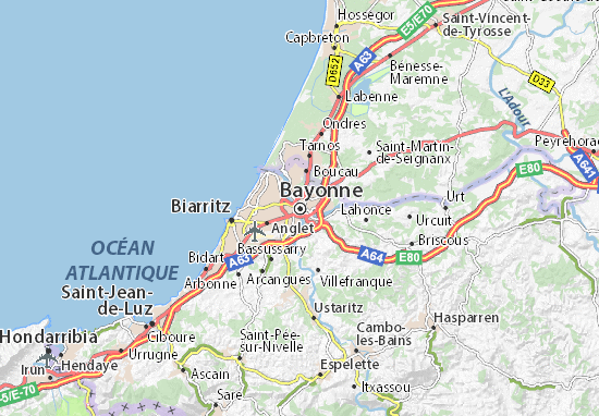 carte Bayonne