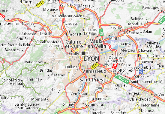 carte Lyon