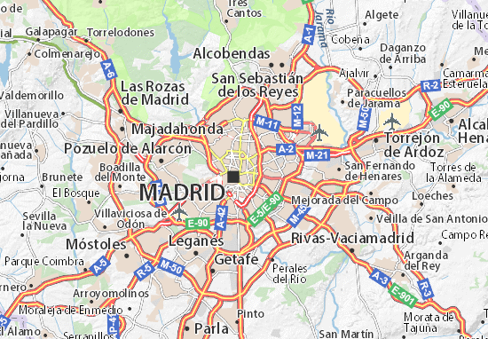 carte madrid