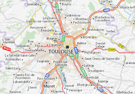 carte toulouse